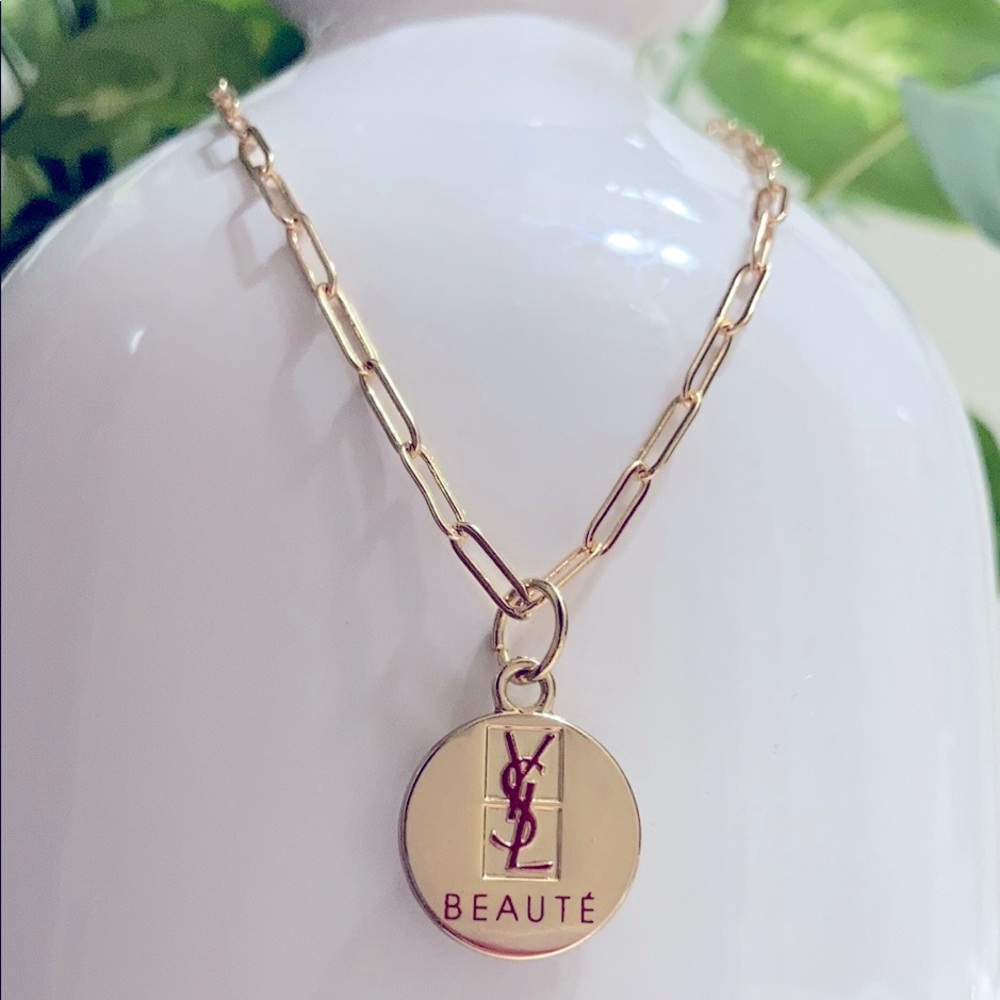YSL charm necklace
